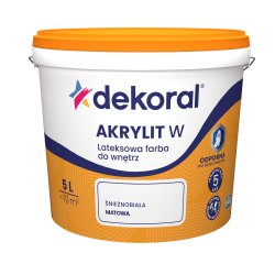 Akrylit-W  Plus  5 L śnieżnobiała